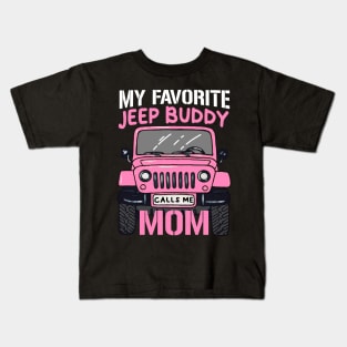 Jeep Mom Life Kids T-Shirt